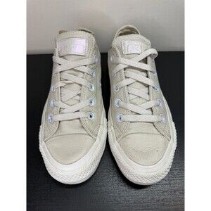 Converse Leather Low Top Grey Womens 6 Mens 4